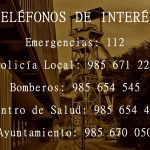 Números de teléfono importantes de El Entrego